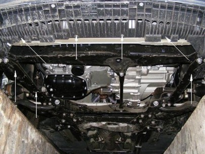 Ocelový kryt motoru Toyota Verso (2007-2018) 2