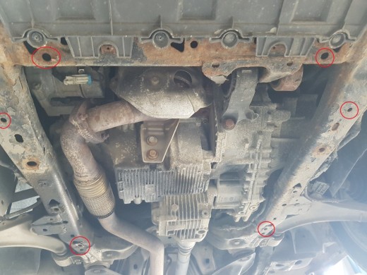 Ocelový kryt motoru Opel Cascada (2013-2019)Opel Cascada