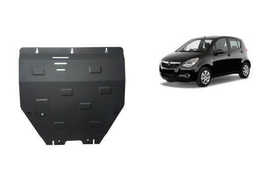 Ocelový kryt motoru Opel Agila (H08) (2007-2014)Opel Agila