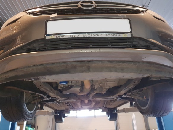 Ocelový kryt motoru Opel Astra K (2015-2022)Opel Astra