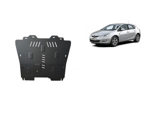 Ocelový kryt motoru Opel Astra J (2009-2015)Opel Astra