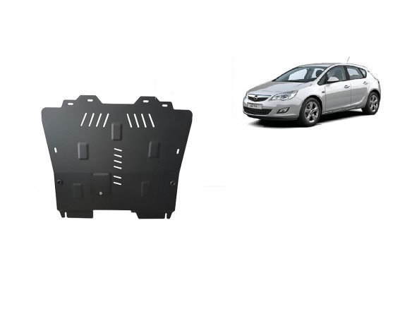 Ocelový kryt motoru Opel Astra J (2009-2015)Opel Astra