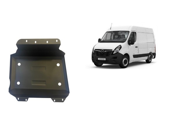 Ocelový kryt palivové nádrže Opel Movano (2022-2025)Opel Movano