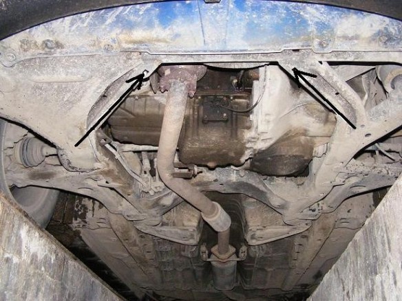 Ocelový kryt motoru Opel Vectra B (1995-2001)Opel Vectra