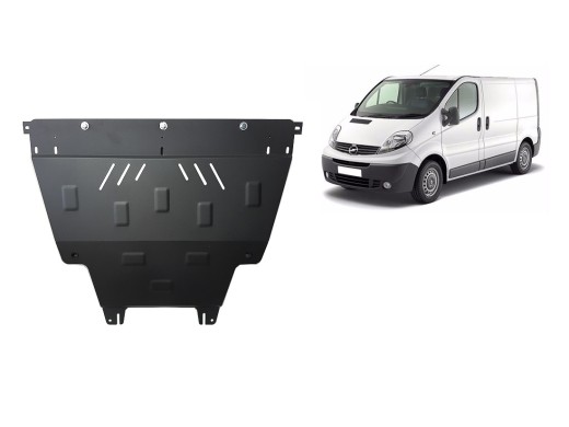 Ocelový kryt motoru Opel Vivaro (2001-2011)Opel Vivaro