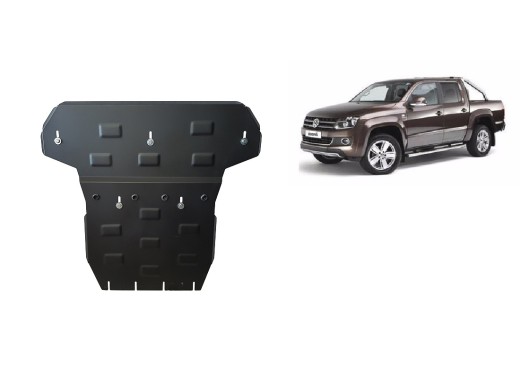 Ocelový kryt převodovky a reduktoru Volkswagen Amarok (2010-2022)Volkswagen Amarok