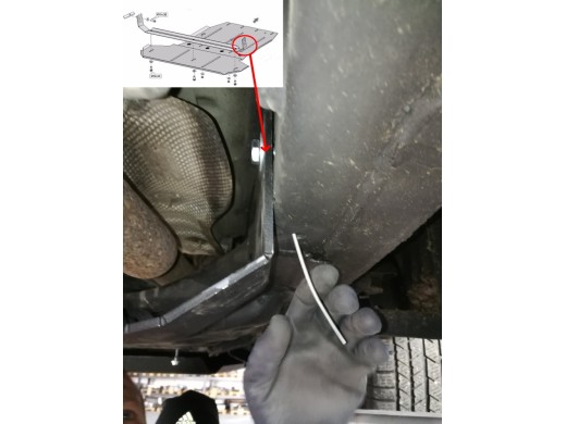 Ocelový kryt převodovky a reduktoru Volkswagen Amarok (2010-2022)Volkswagen Amarok