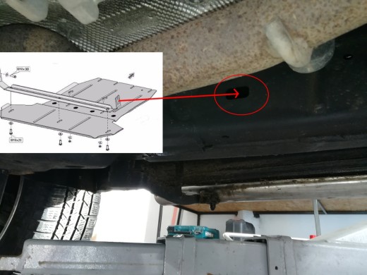 Ocelový kryt převodovky a reduktoru Volkswagen Amarok (2010-2022)Volkswagen Amarok