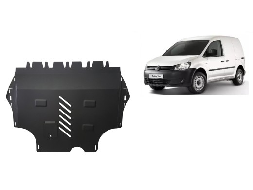 Ocelový kryt motoru VW Caddy - z WEBASTO (2011-2020)Volkswagen Caddy