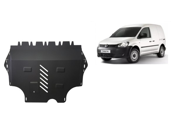 Ocelový kryt motoru VW Caddy - z WEBASTO (2011-2020)Volkswagen Caddy