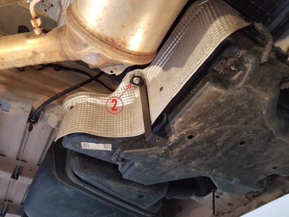 Ocelový kryt nádrže AdBlue Volkswagen Crafter (2017-2020)Volkswagen Crafter