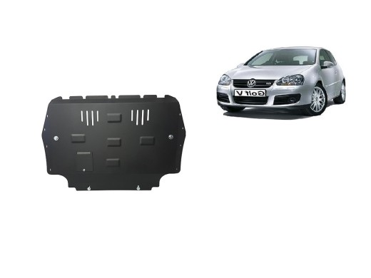 Ocelový kryt motoru Vw golf 5 (2004-2010)Volkswagen Golf