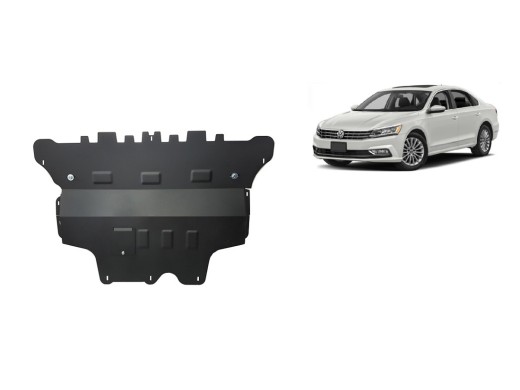 Ocelový kryt motoru VW Passat Alltrack - Automatická převodovka (2015-2024)Volkswagen Passat