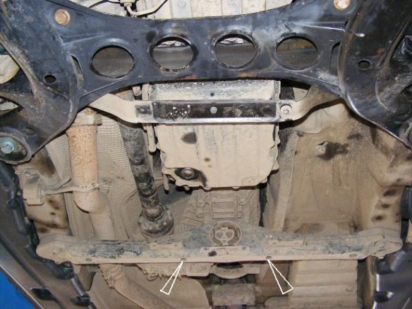 Ocelový kryt převodovky Manuální VW Touareg 7L (2006-2010)Volkswagen Touareg