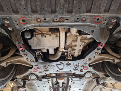 Ocelový kryt motoru Volvo V90 Cross Country (2016-2025) 2