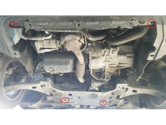 Ocelový kryt motoru Volvo V40 (2012-2019)Volvo V40