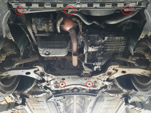 Ocelový kryt motoru Volvo C30 (2006-2013)Volvo C30