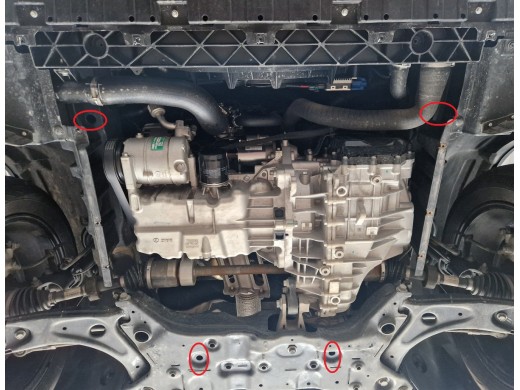 Ocelový kryt motoru Baic Beijing X75 (2023-2025)Baic Beijing X75