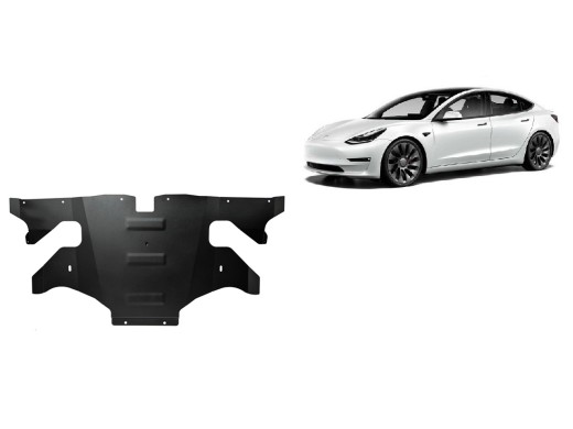 Ocelový kryt zadního elektromotoru Tesla Model 3 AWD (2017-2025)Tesla Model 3