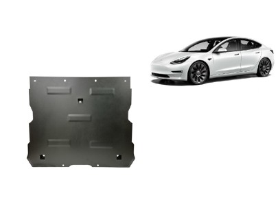 Ocelový kryt předního elektromotoru Tesla Model 3 AWD (2017-2025)