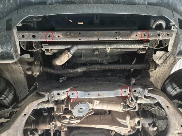 Ocelový kryt chladiče Isuzu D-Max (2019-2025)Isuzu D-Max