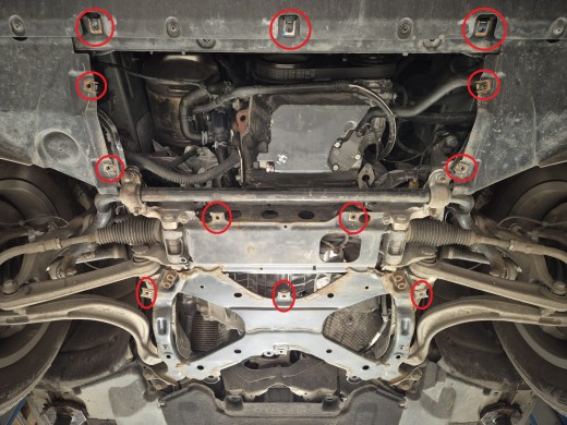 Ocelový kryt motoru Audi Q5 (2017-2025)Audi Q5