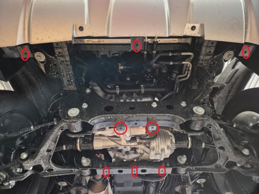 Ocelový kryt motoru Baic Beijing BJ60 (2022-2025)Baic Beijing BJ60