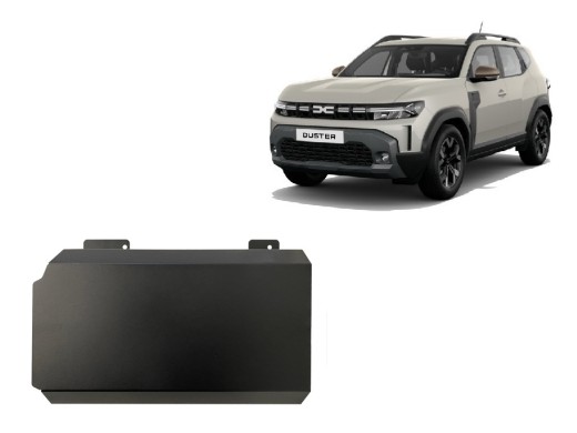 Ocelový kryt akumulátoru Dacii Duster Hybryda (2024-2025)Dacia Duster