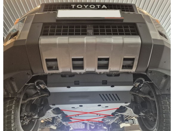 Ocelový kryt chladiče Toyota Land Cruiser 250 (2024-2025)Toyota Land Cruiser