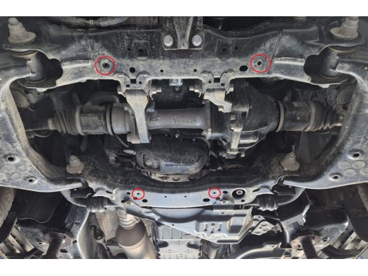 Ocelový kryt motoru Toyota Land Cruiser 250 (2024-2025)Toyota Land Cruiser