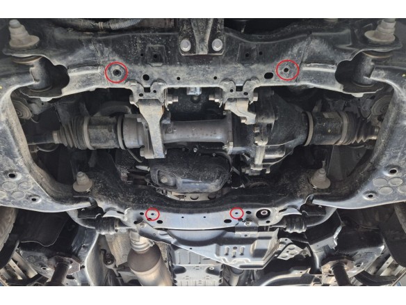 Ocelový kryt motoru Toyota Land Cruiser 250 (2024-2025)Toyota Land Cruiser