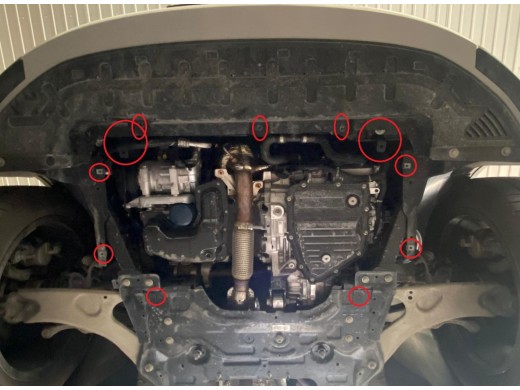 Ocelový kryt motoru Fiat 600 (2023-2025)Fiat 600