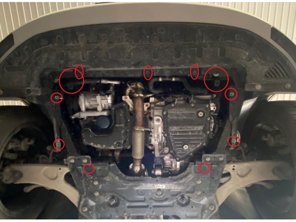 Ocelový kryt motoru Fiat 600 (2023-2025)Fiat 600