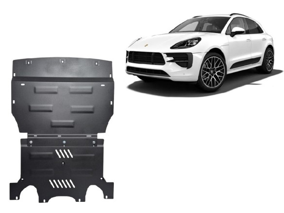 Ocelový kryt motoru Porsche Macan (2014-2025)Porsche Macan