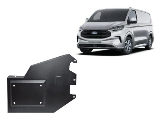 Ocelový kryt nádrže AdBlue Ford Transit Custom (2023-2025)Ford Transit Custom