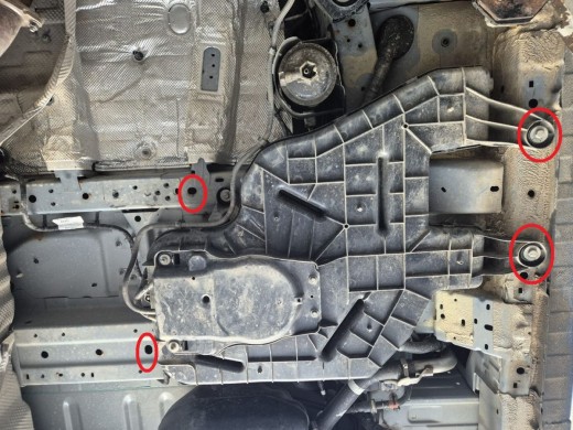 Ocelový kryt nádrže AdBlue Ford Transit Custom (2023-2025)Ford Transit Custom