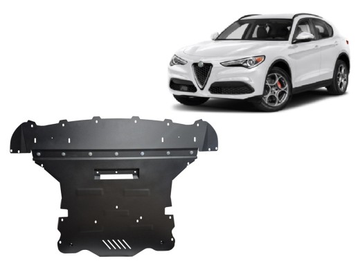 Ocelový kryt motoru Alfa Romeo Stelvio (2016-2025)Startseite