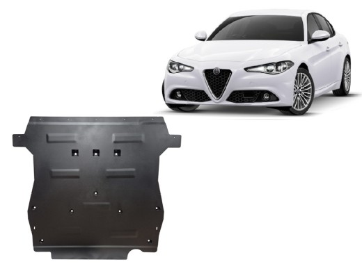 Ocelový kryt motoru Alfa Romeo Giulia (2015-2025)Startseite