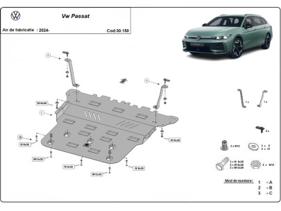 Ocelový kryt motoru Volkswagen Tiguan (2025-2025)Startseite 2