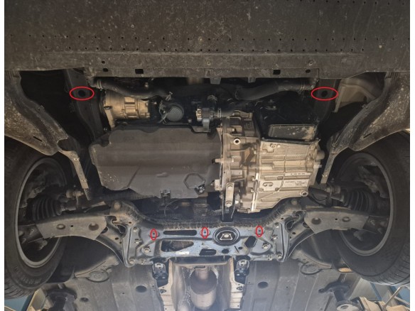 Ocelový kryt motoru Ford Transit Connect - Manuální převodovka (2024-2025)Startseite