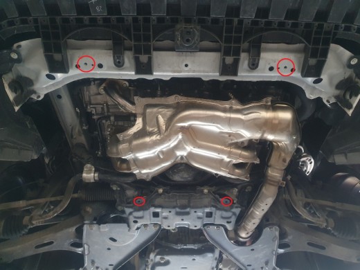 Ocelový kryt motoru Subaru Forester 5 Hybrid (2018-2025)Startseite