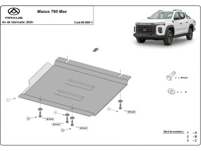 Ocelový kryt motoru Skoda Enyaq - elektrický (2022-2025)Startseite