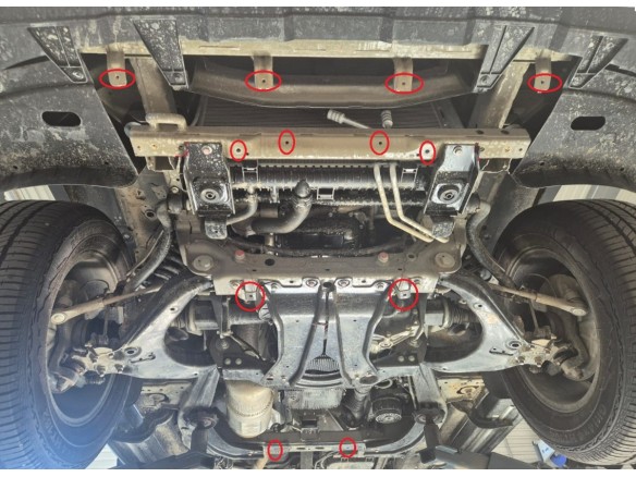 Ocelový kryt převodovky Maxus T60 Max (2025-2025)Startseite