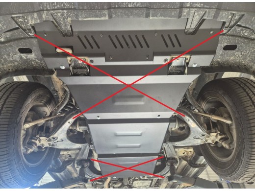 Ocelový kryt převodovky Maxus T60 Max (2025-2025)Startseite
