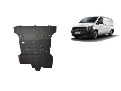 Ocelový kryt motoru Mercedes V-Class W447, 2.2 D, 4x4 (2014-2020)