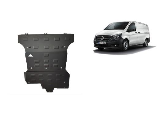 Ocelový kryt motoru Mercedes V-Class W447, 2.2 D, 4x4 (2014-2020)Startseite