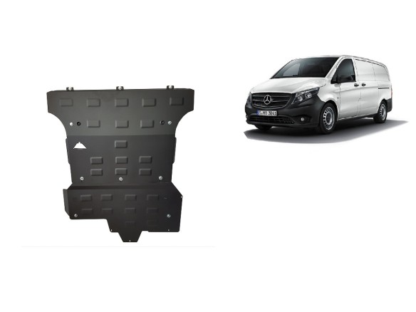 Ocelový kryt motoru Mercedes V-Class W447, 2.2 D, 4x4 (2014-2020)Startseite