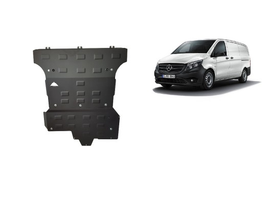 Ocelový kryt motoru Mercedes Viano W447, 2.2 D, 4x4 (2014-2020)Startseite