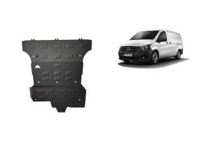 Ocelový kryt motoru Mercedes Vito W447, 2.2 D, 4x4 (2014-2020)