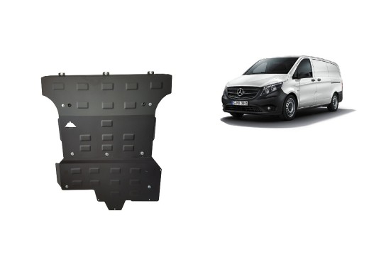 Ocelový kryt motoru Mercedes Vito W447, 2.2 D, 4x4 (2014-2020)Startseite